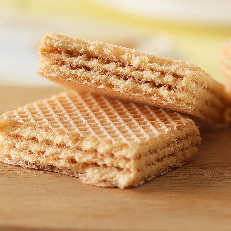 欢盼豆乳威化饼干30包两份80包食品办公室零食威化饼干