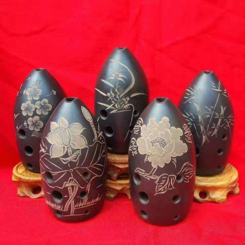 名族好吹教程送古入门初学者工艺古埙练习梨形埙