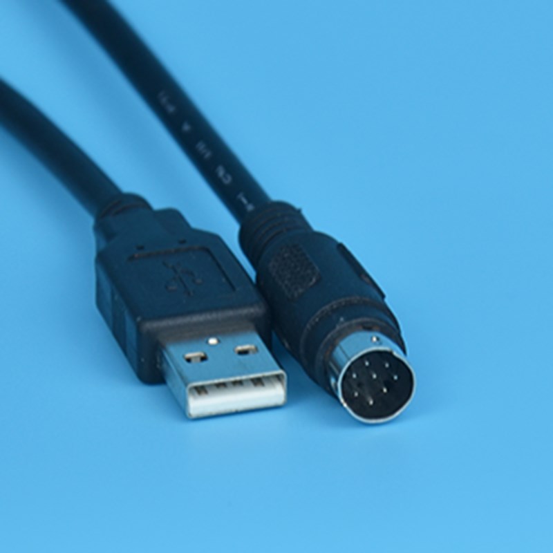 适用艾卫iai电缸伺服驱动器编程电缆调试数据通讯连接线