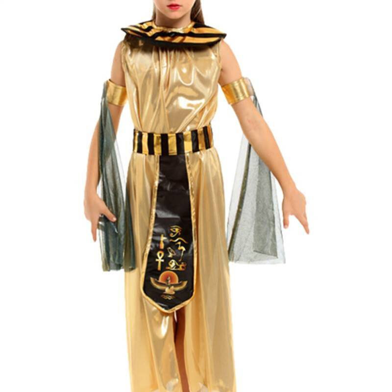 万圣节儿童服装埃及法老艳后中东阿拉伯王子长袍服饰服饰
