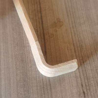 圆弧踢脚异型弯头转角定制实木地脚弯曲平板踢脚线