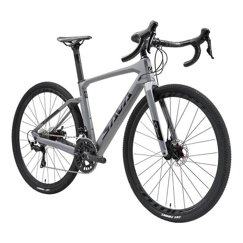 sava专业gravel砂石公路车22速全地形碳纤维越野旅行弯把自行车