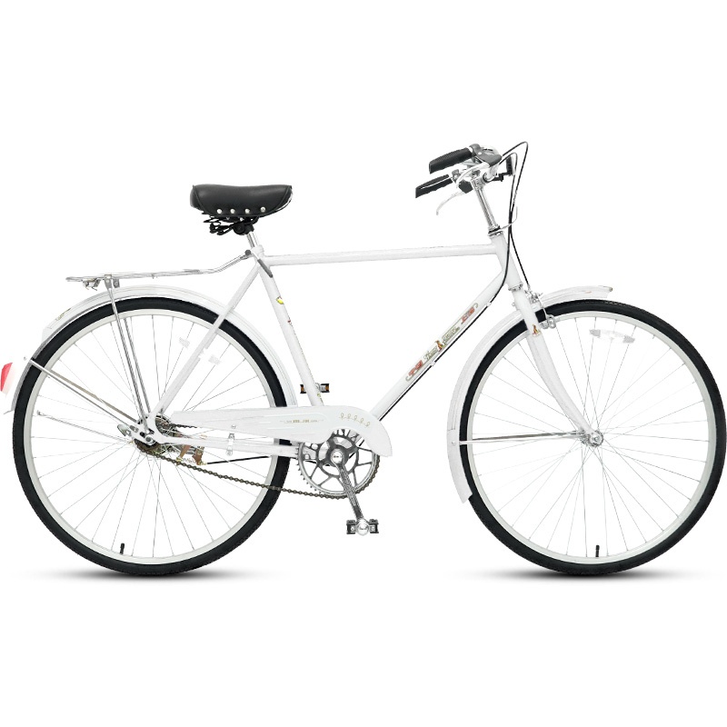 凤凰怀旧老款大梁加重26寸自行车轻便普通老式轻便车