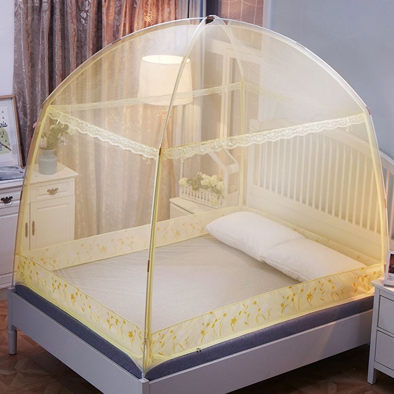 加高全罩三人单人特大帐子夏季纹账蚊帐18m蚊帐