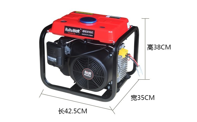 三轮车安装电动车增程4kw5kw6kw7kw变频发电机48v60v72v12v增程器