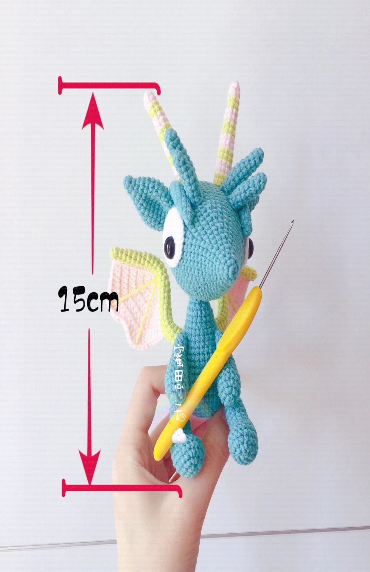 思云小翼翼龙钩针编织材料包手作diy毛线恐龙毛线