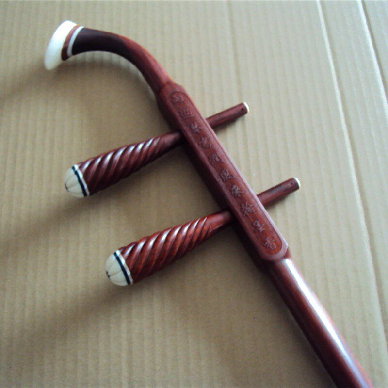 紫檀二胡胡琴高胡杆越胡杆花鼓大筒扁圆杆子二胡