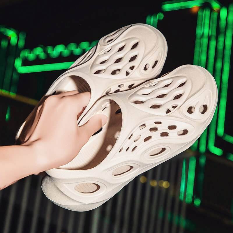 椰子洞洞鞋男ins潮男男士凉鞋2021新款夏季洞洞鞋