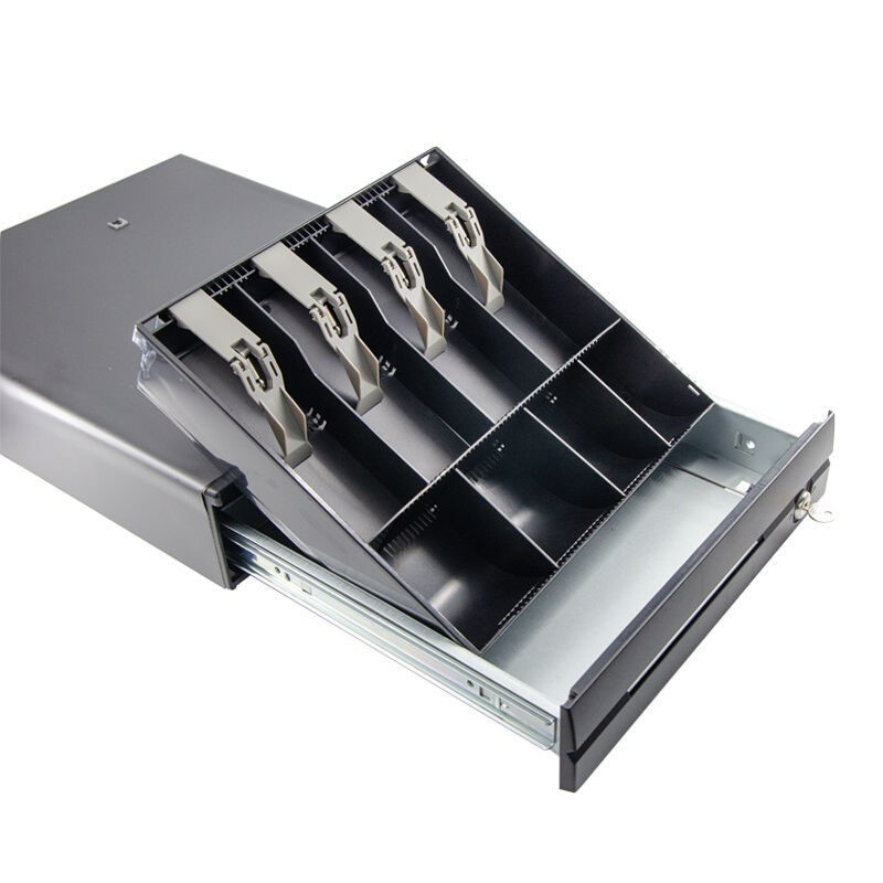 钱箱收银收钱商用带锁盒子抽屉钱柜钱箱子超市收款机配件