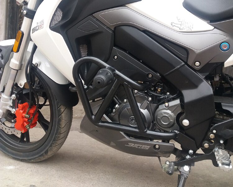适用于贝纳利迅龙bn150s保险杠改装护杠bj150-31竞技技防摩托车保险杠