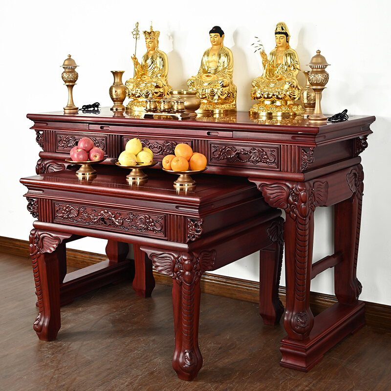 实木柚木供桌佛台供台神台佛桌神桌家用佛堂供桌