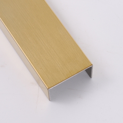 钛金嵌入背景墙线条装饰包式条吊顶不锈钢槽边金属收边条