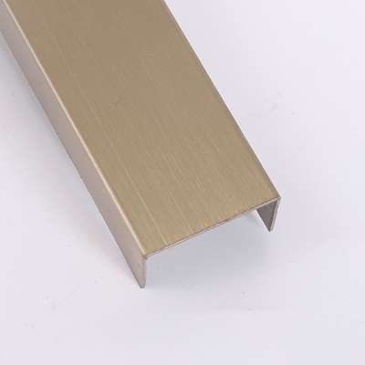 钛金嵌入背景墙线条装饰包式条吊顶不锈钢槽边金属收边条