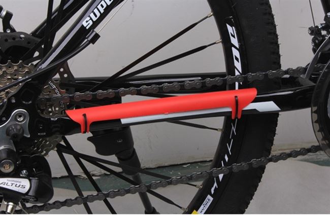 Sticker protective rubber chain anti-dust front car s protective bike chain protective patch with plastic forklift frame anti-wear cloth cover