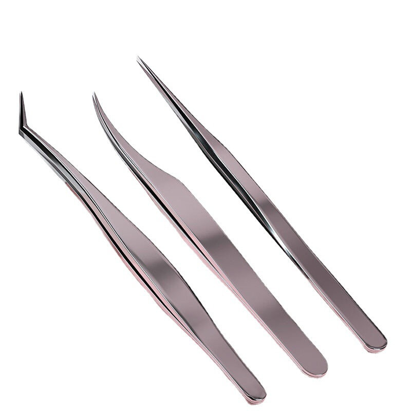 工具美睫镊子睫毛胡子尖头去黑头嫁接美甲眉毛镊子