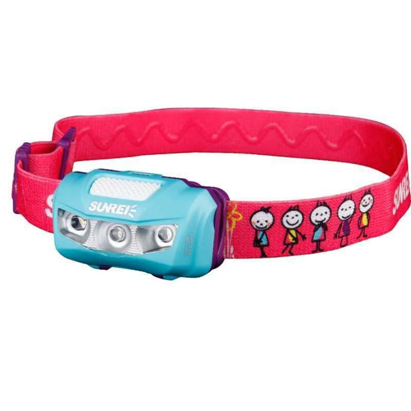 sunree山力士儿童头灯bebe户外照明led强光野营头灯