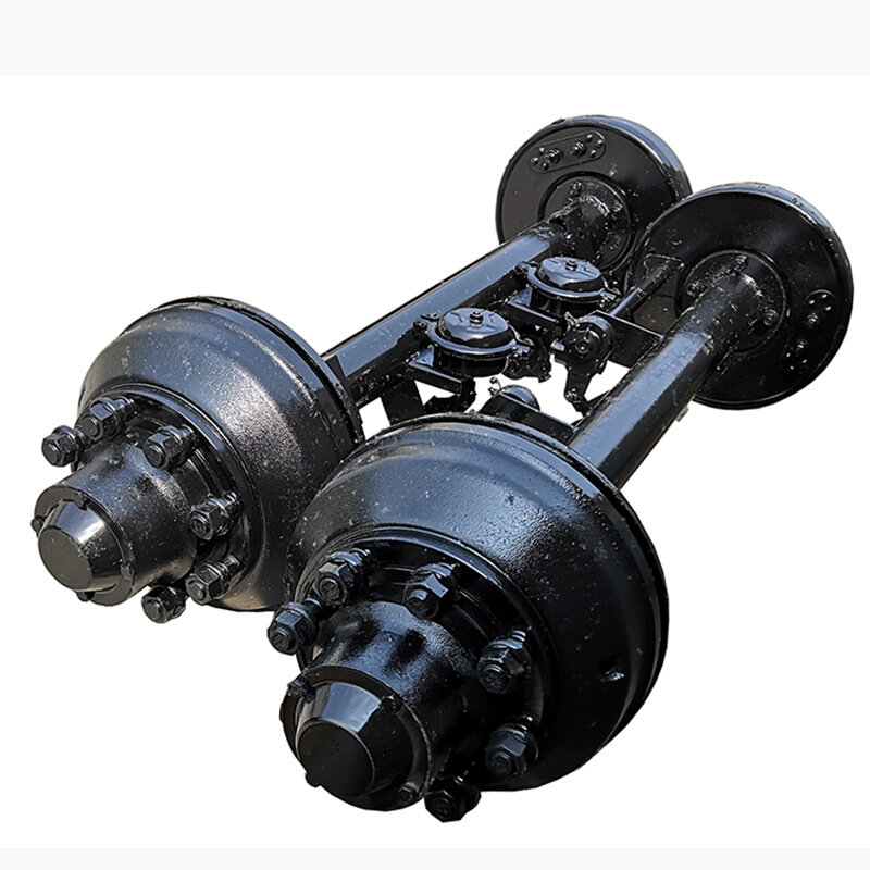 车轴130车定制1-10吨汽刹油刹农用自卸拖车配件农机配件