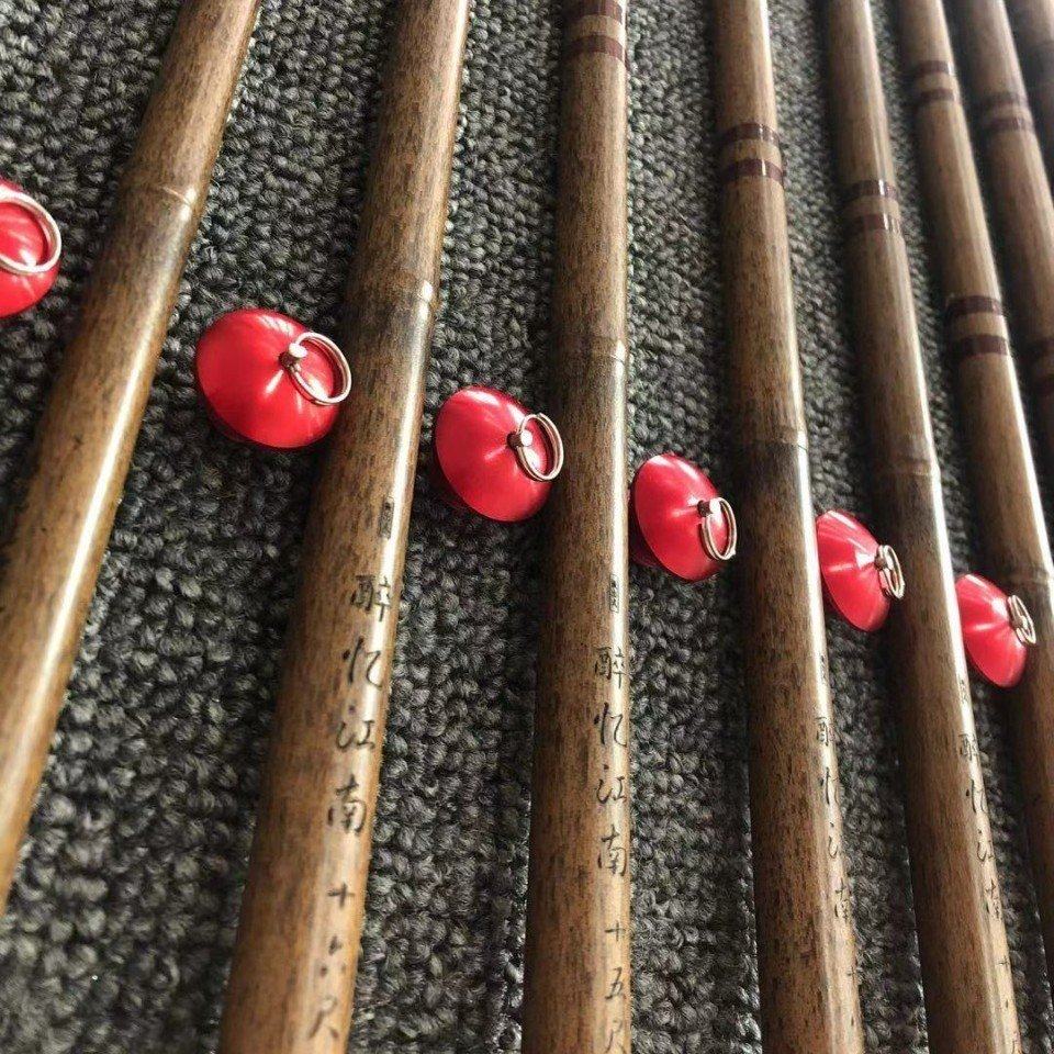 钓鱼老式超细鱼竿钓鲫鱼杆综合杆野竹节设计八工竿