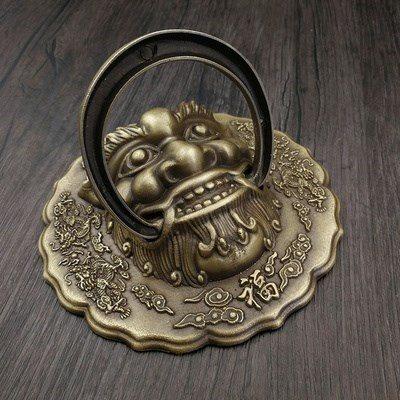 门扣大门圈圈铁环铜环锁扣兽头门环园林扣手小拉手