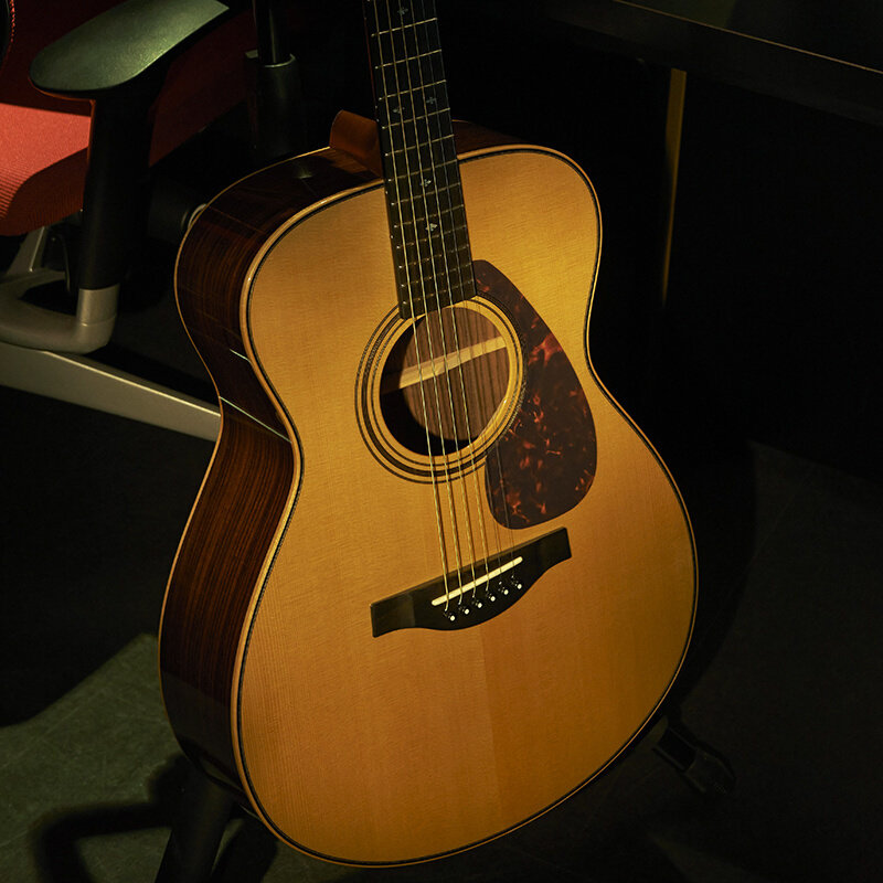 yamaha雅马哈ll26arell36日产单板民谣原声木吉吉他吉他-民谣吉他