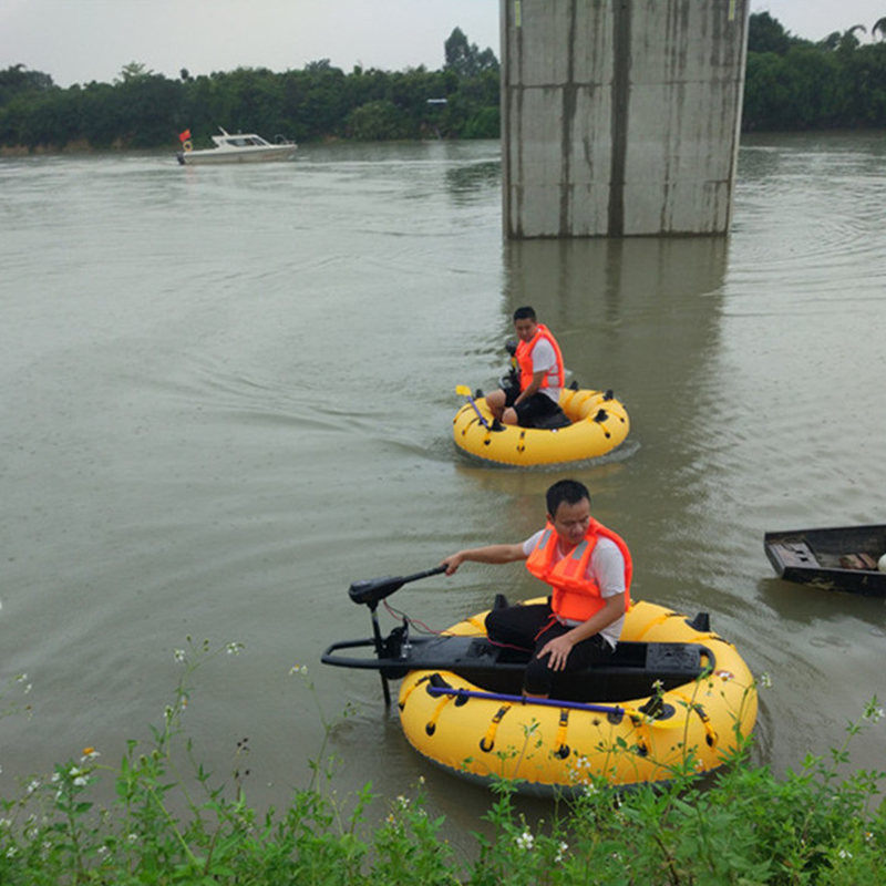 2020新款便携单人碰碰圆形船筏钓船轻便路亚钓鱼船