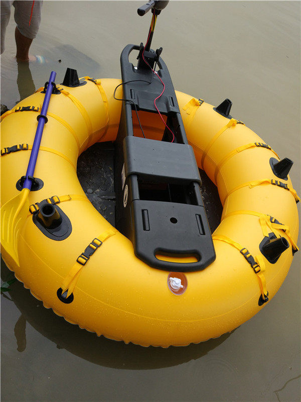 2020新款便携单人碰碰圆形船筏钓船轻便路亚钓鱼船