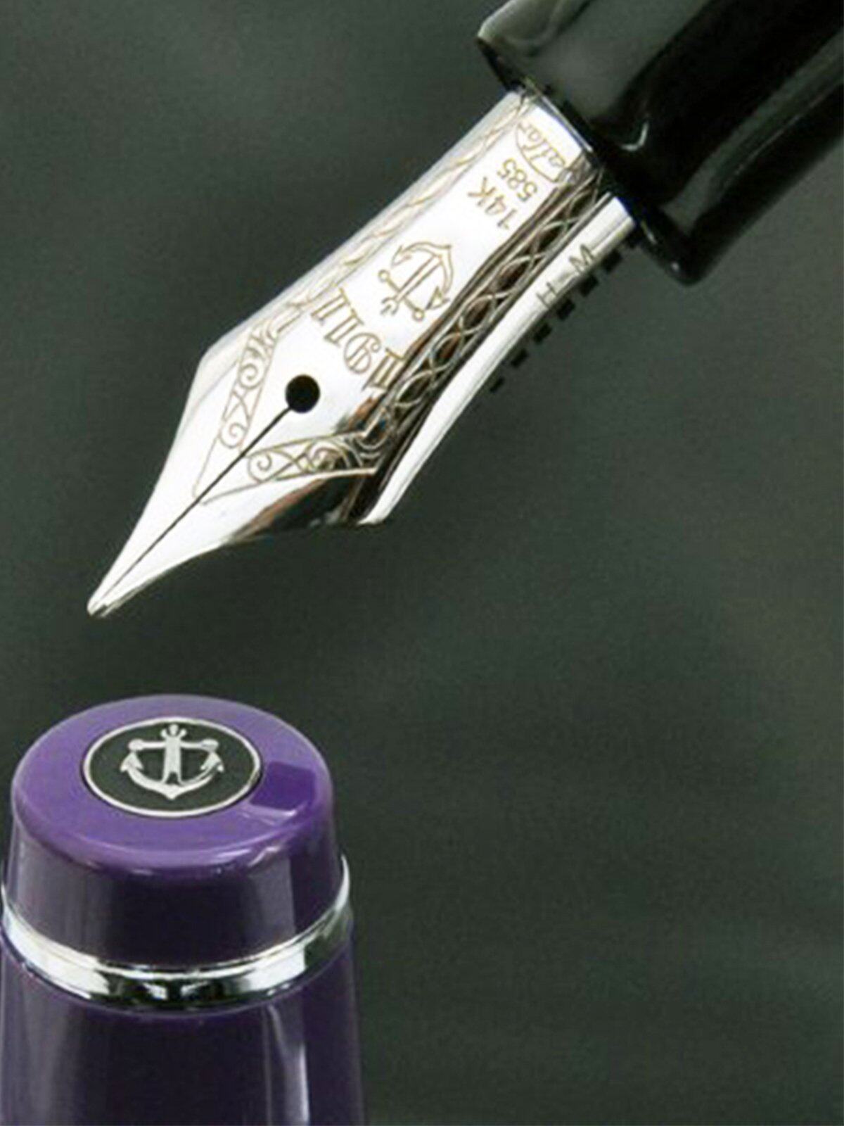 一航包邮sailor天冠商标标准平头14k金笔钢笔钢笔