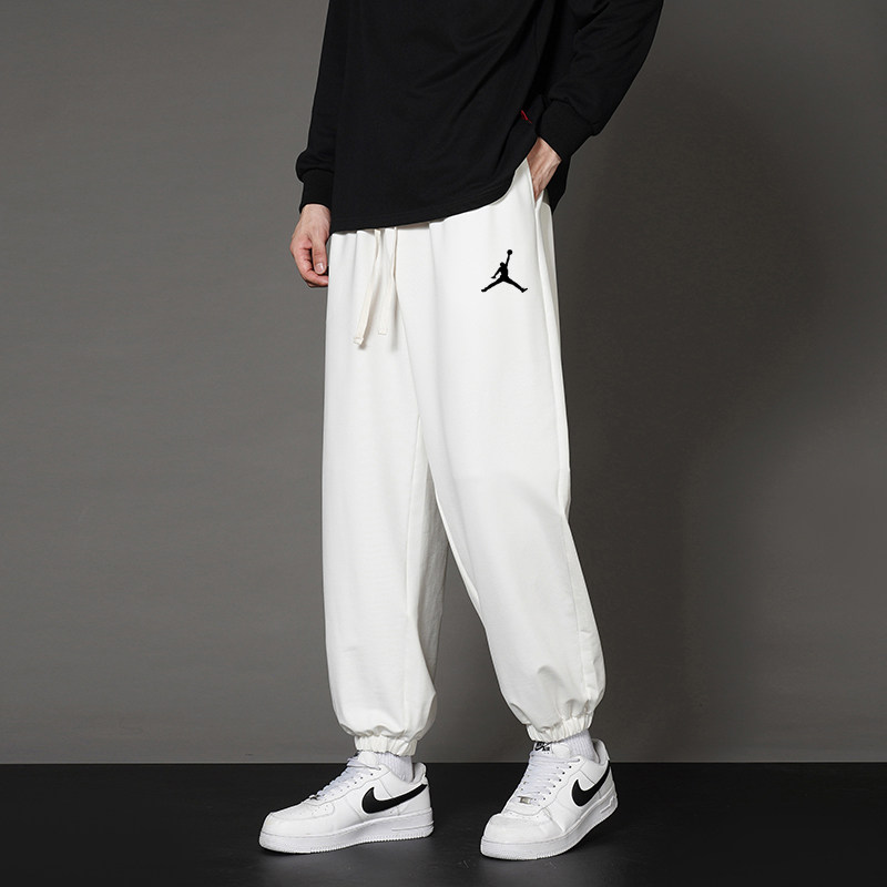 aj加绒卫裤男士春秋秋冬季新款运动休闲男裤裤子休闲裤