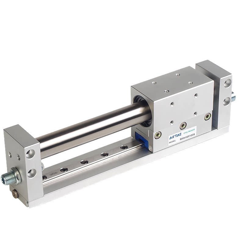 亚德客16lb无杆气缸导轨rmh10x20x25x50x100x150x200x250x300sa气缸