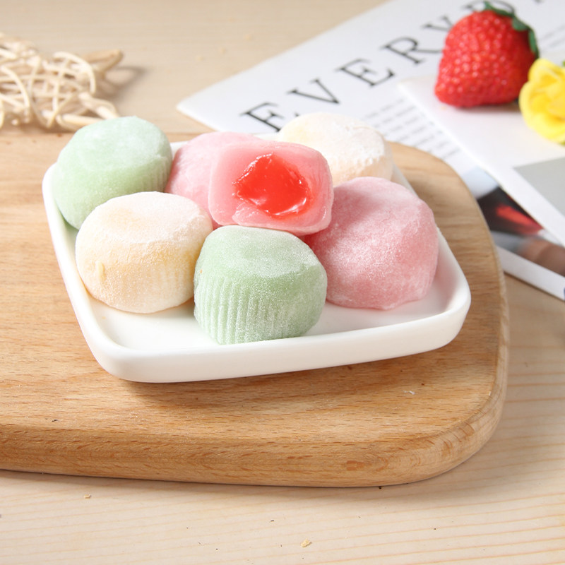 食滋源流心爆麻薯水果夹心糯米糕点下午茶网红麻薯