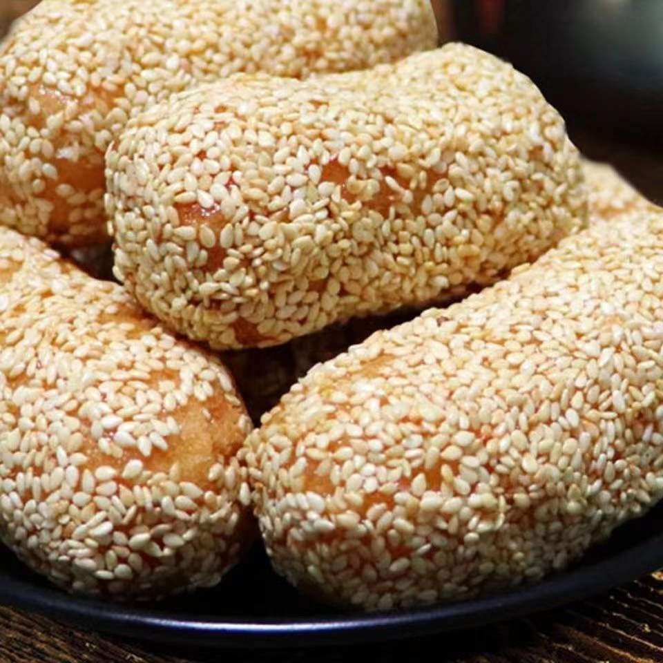 湖北天门特产麻枣麻果麻陀麻圆雪枣京果麻球中式糕点