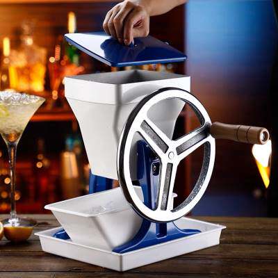 酒吧商用手摇碎冰机日式手动刨冰机颗粒mojito鸡尾酒刨冰