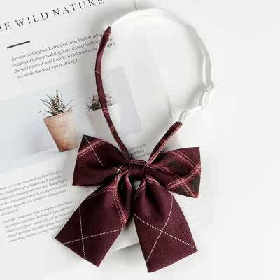 沙华jk日系红色领带男女女学生懒人免打衬衫领带