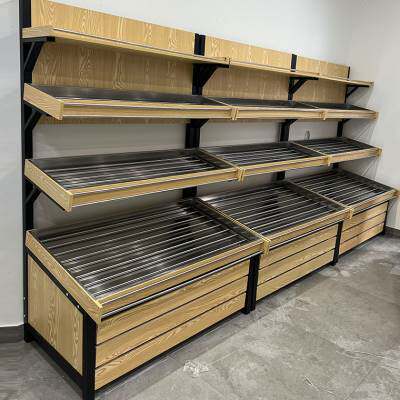 蔬菜货架钱大妈大妈展示架生鲜超市水果架不绣钢蔬菜架