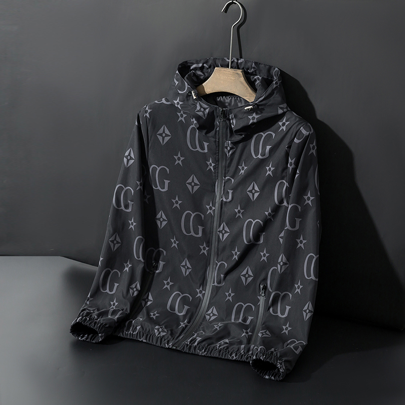 春夏季薄款外套男冰丝速干防晒衣潮流帅气春款学生夹克上衣钓鱼服