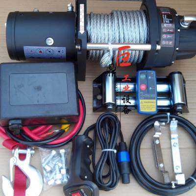 巨鼎电动绞盘越野汽车自救6000磅12v吉姆尼3吨卷扬机