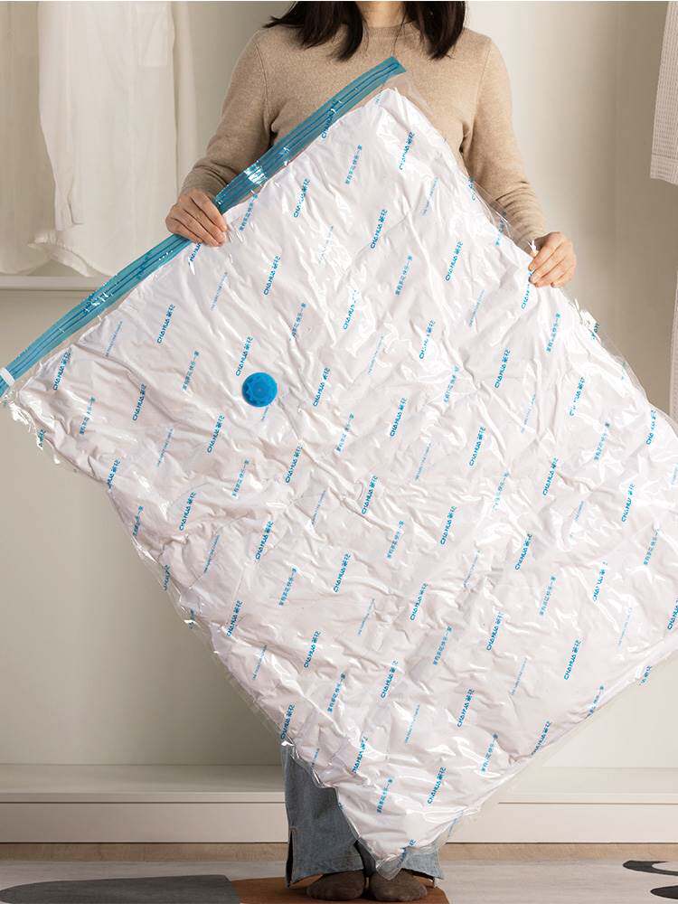 真空茶花压缩收纳被子衣物专用抽空空气电动被子压缩袋