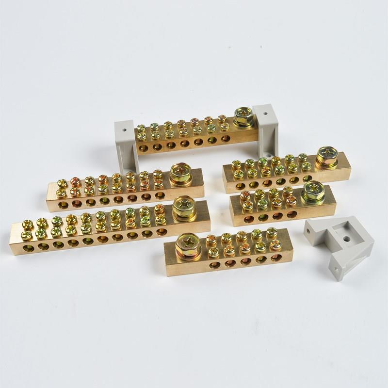 零线家用电流加厚端子配电箱配件接线桥型绝缘接线端子