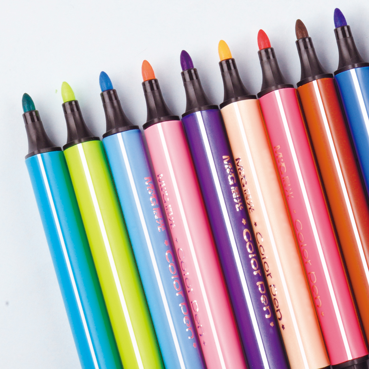 晨光水彩笔套装儿童幼儿园小学生用24色48色36色可水洗无毒绘画笔