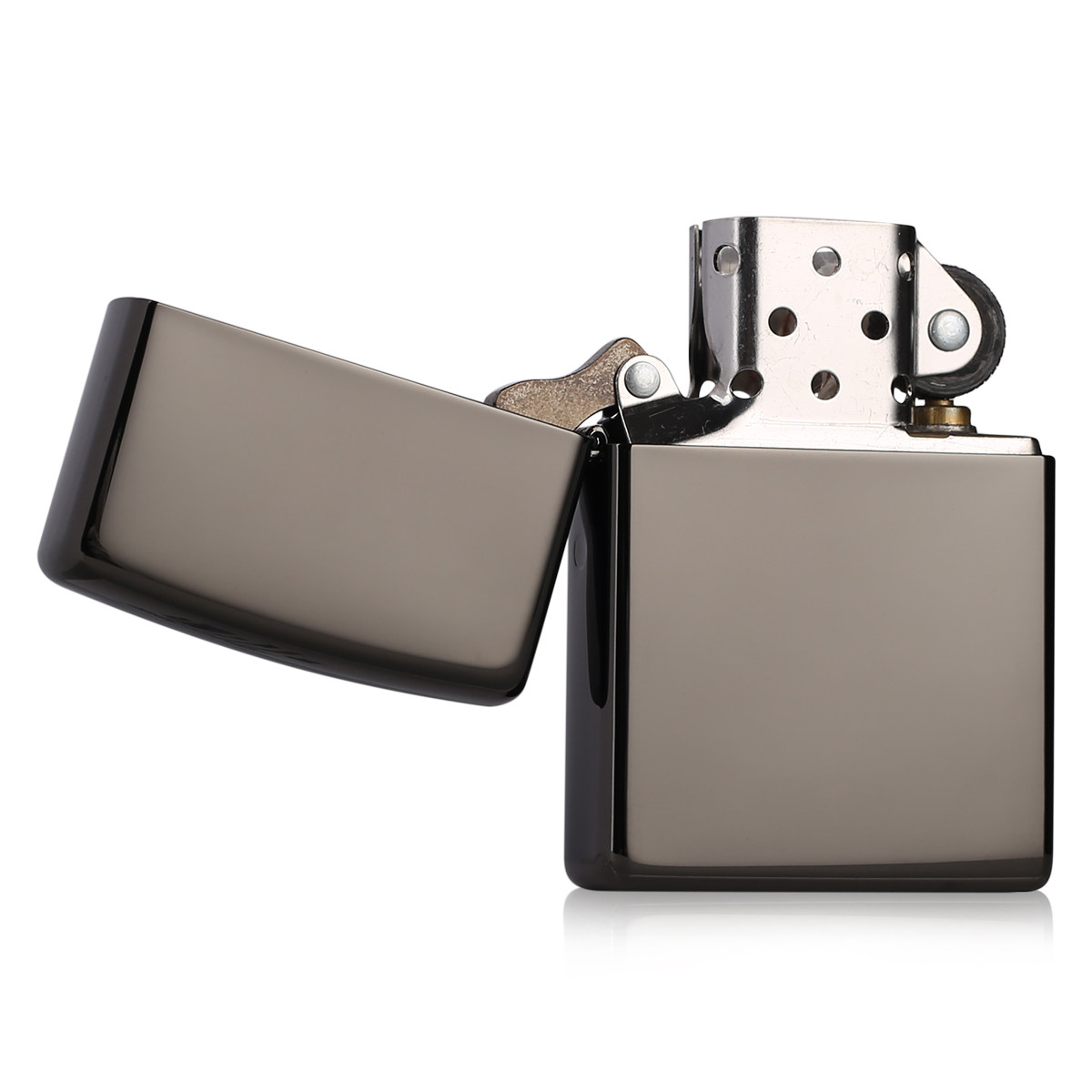 zippo正版打火机24756黑冰镜面官方原装专柜正品zippo