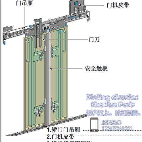 轿门东芝电梯cvtoshiba门机客梯门不锈钢门板dbl电梯