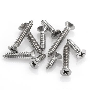 304 ສະແຕນເລດສະແຕນເລດຕົນເອງ tapping screws cross countersunk head screws ໄມ້ screws ຂະຫຍາຍຫົວແປ 1M2M3M4M5M6