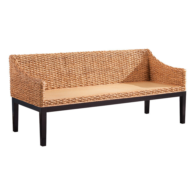 沙发藤编懒人客厅冬夏两用藤椅卡座长椅2022藤