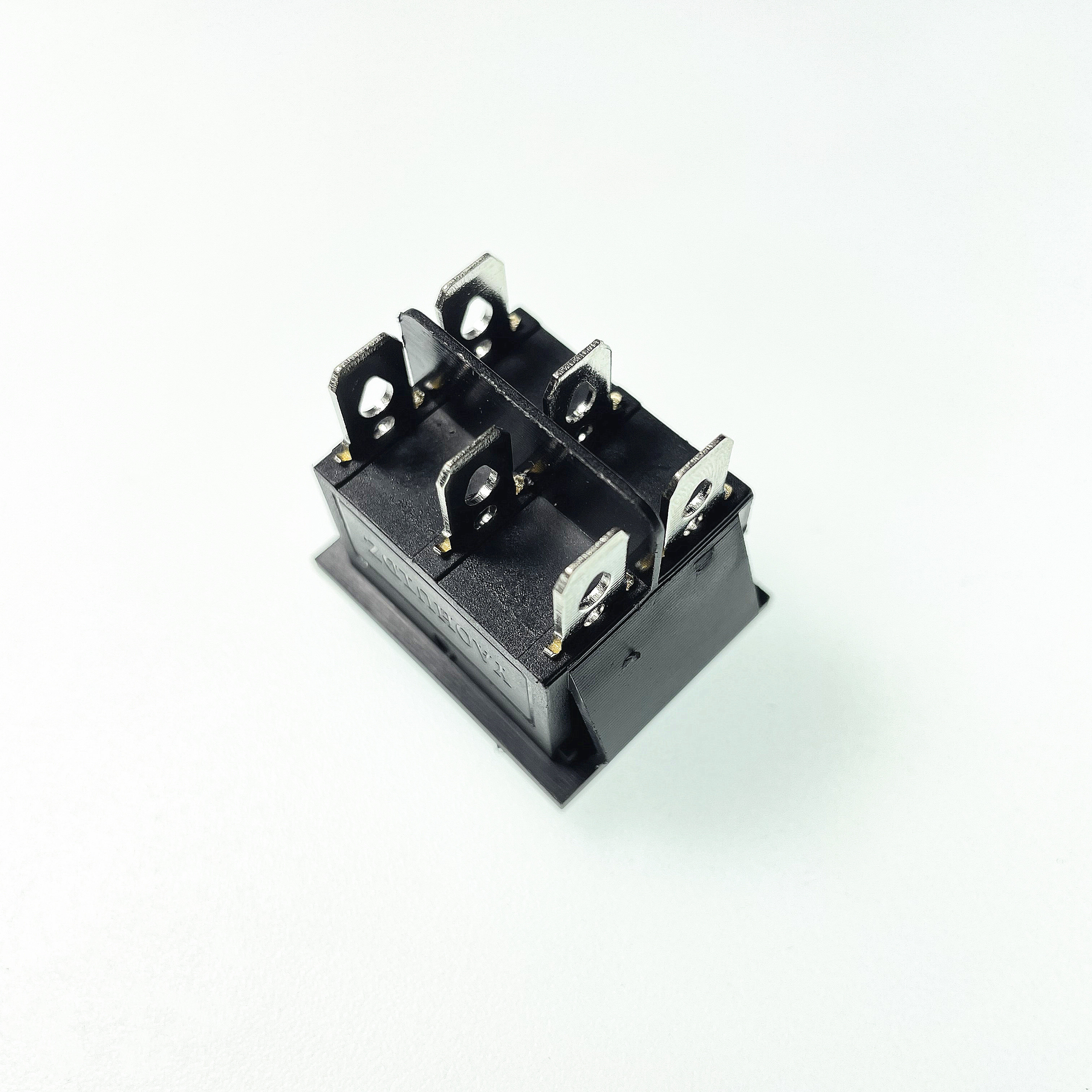 开关船型马达反转正反电机六脚三档童车双掷船形开关