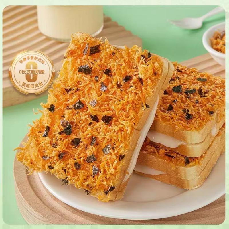 佳东海苔肉松吐司面包90g早饭面包24小时低温发酵面包蛋糕类零食