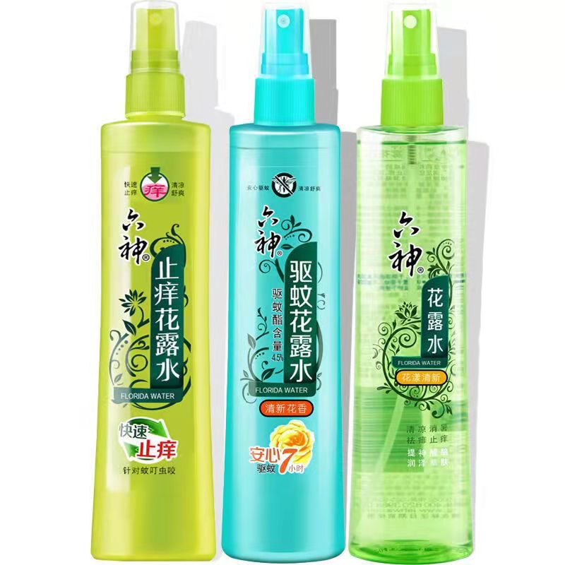 【六神】驱蚊止痒花露水180ML*3瓶