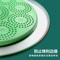 Soft Rubber New Non-slip Durable Household Round Table Single-sided Glass Turntable Base Table Turntable Bearings Cold-rolled Steel