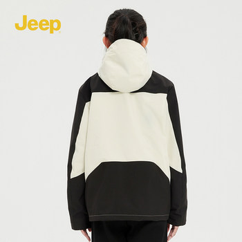 Jeep Jeep Jacket Men's 2024 Spring Hard Shell Waterproof Jacket ສໍາລັບຜູ້ຊາຍແລະແມ່ຍິງ