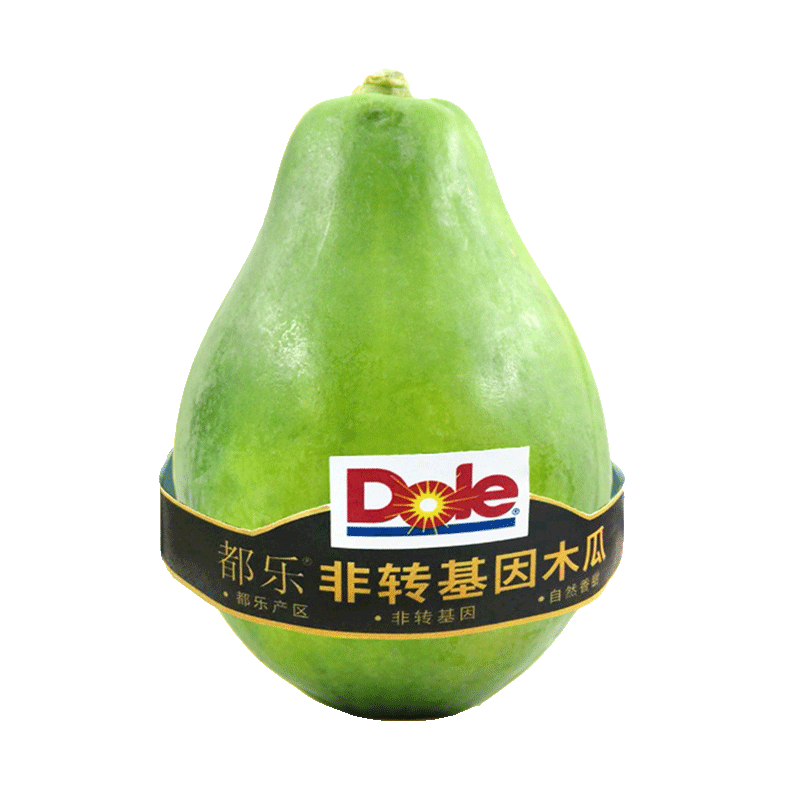 dole都乐菲律宾进口新鲜木瓜牛奶4个装单果350g水果木瓜