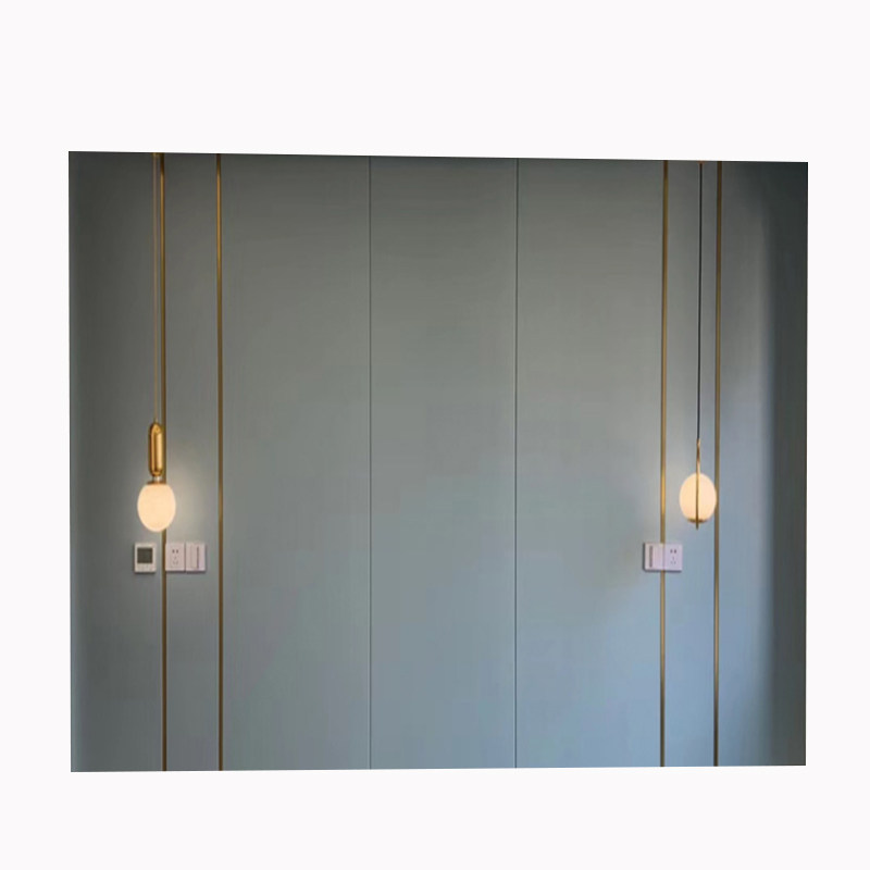 硬包背景墙轻奢现代简约金属边框沙发沙发客客厅高档背景墙软包